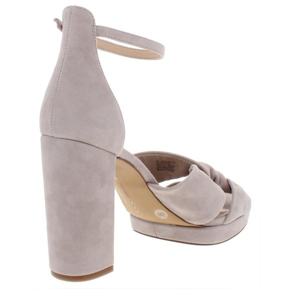 Vince Camuto Women's Corlesta Knotted Sandals Mustard Suede from Sole Society Mustard Size 6.5 M main image 1
